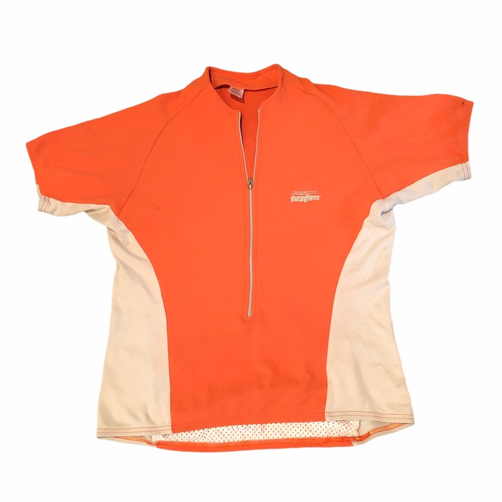 Patagonia Cycle Jersey. Short sleeve 1/2 Zip